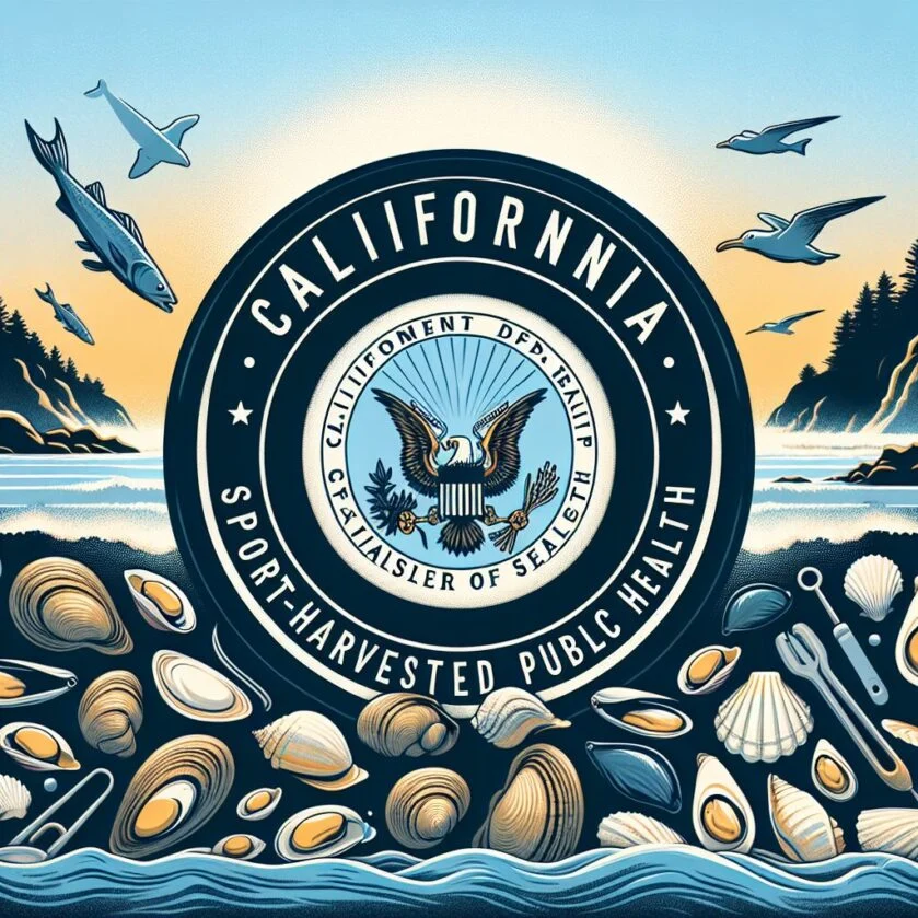 California Department of Public Health shellfish warning graphic